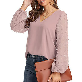 Blusa de Manga Comprida Transparente Lola